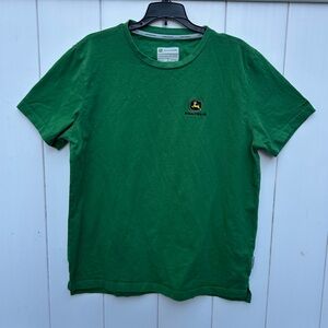 John Deere Green Embroidered Short Sleeve Crewneck T-Shirt | Size Medium